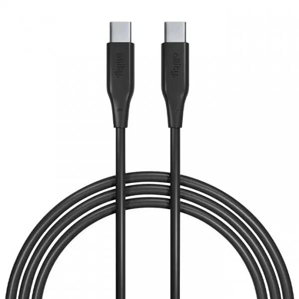 Allity Cablu Date si Incarcare USB-C - USB-C Allity. AUC-02, 100W, 1m, Negru