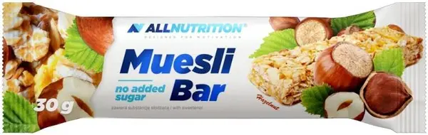AllNutrition Baton Muesli, alune, 30 g