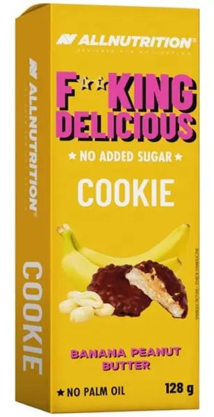 AllNutrition Fitking Delicious Cookie, banan și unt de arahide, 128 g