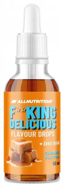 AllNutrition Fitking Delicious Flavour Drops, caramel, 50 ml