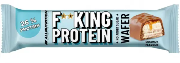 AllNutrition Fitking Protein Wafer, cocos, 37 g