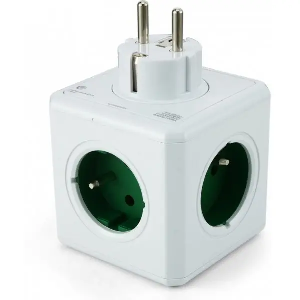 Allocacoc Priza Allocacoc PowerCube Original USB 2202 , Verde