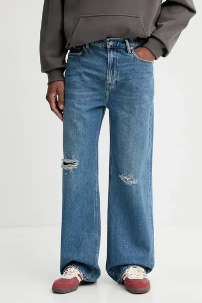 AllSaints blugi straight pentru bărbați LENNY