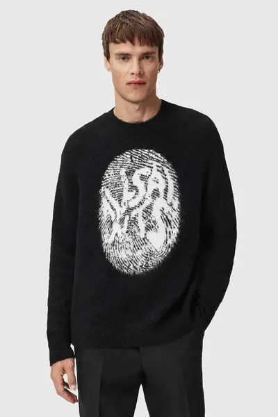 AllSaints pulover din amestec de lână de alpaca