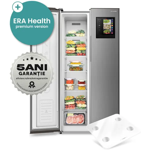 Allview Side by Side Smart Allview ERA FS400 + Cantar ERA Scale SB1 + Aplicatia ERA Health, 400 L