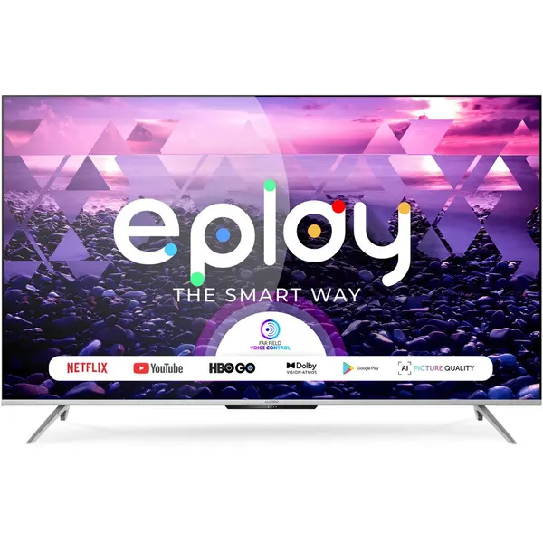 Allview Televizor Allview 43ePlay7100-U, 108 cm, Smart, 4K Ultra HD, LED, Clasa G, Negru