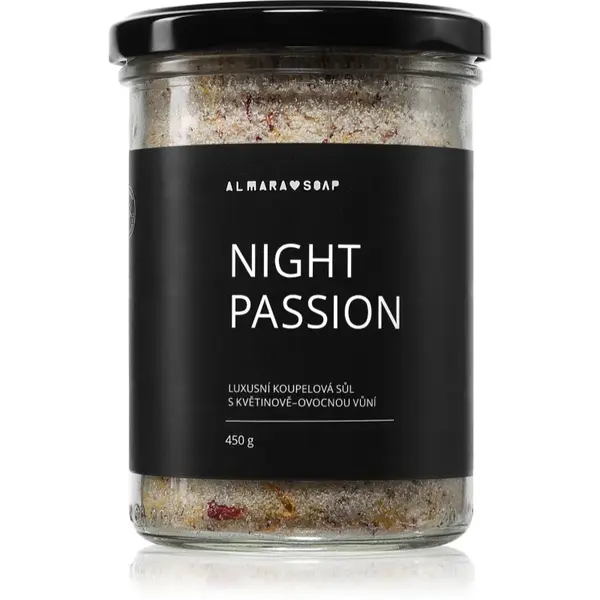 Almara Soap Bath Salt sare de baie relaxanta cu parfum Night Passion 450 g