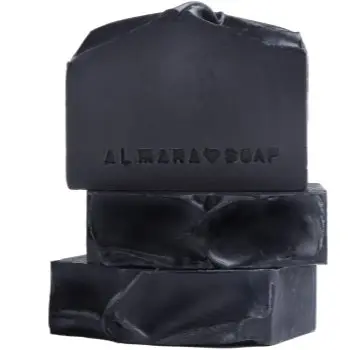 Almara Soap Natural Black As My Soul Sapun natural pentru ten gras si problematic
