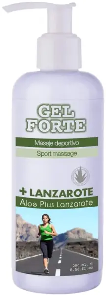 Aloe Plus Lanzarote Gel forte cu aloe vera pentru masaj sportiv, 250 ml