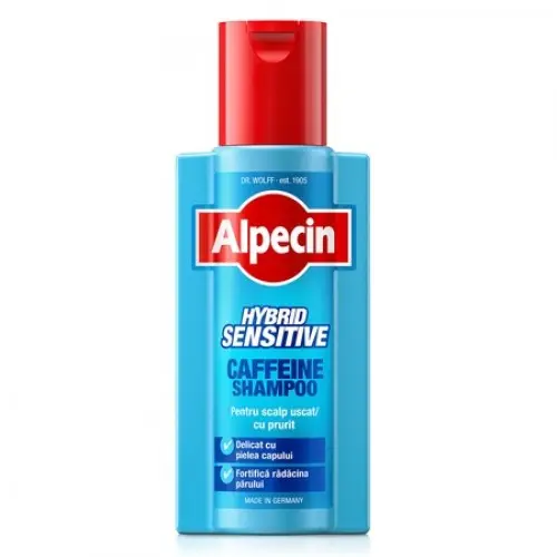 Alpecin sampon pentru scalp sensibil cu prurit Hybrid Caffeine, 250 ml, Zephyr Labs