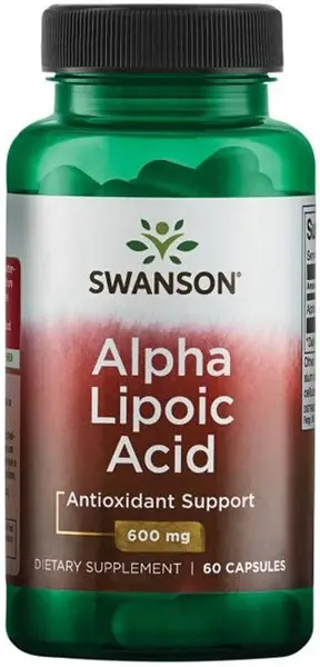 Alpha Lipoic Acid, 600 mg, 60 capsule, Swanson