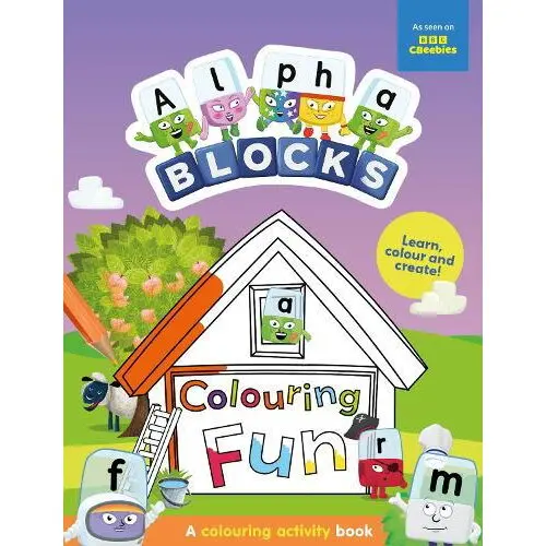 Alphablocks Carte de colorat cu activitati - Distractie cu Alphablocks