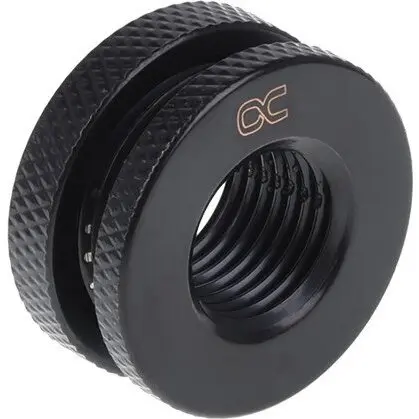 Alphacool Fiting Cooler CPU Alphacool Bulkhead G1/4, Negru, Versiune scurta