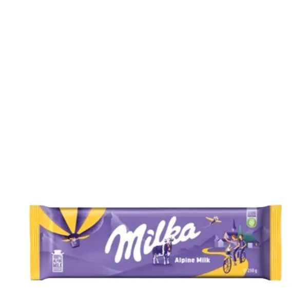 Alpine milk chocolate 250 gr