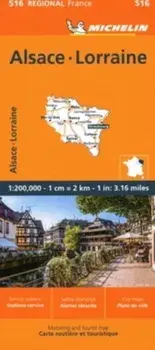 Alsace Lorraine - Michelin Regional Map 516, Sheet Map/Michelin