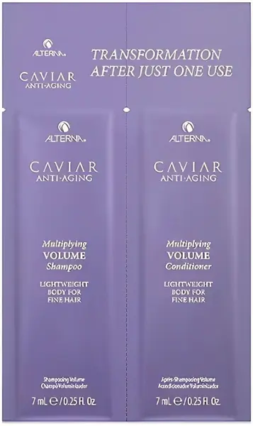 Alterna Caviar Multiplying Volume Set - Șampon și Balsam de volum, 2 х 7 ml