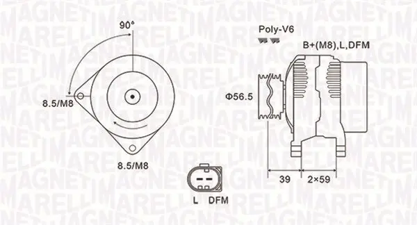Alternator (12V, 150A) AUDI A4 2.7D 3.0D intre 2004-2009