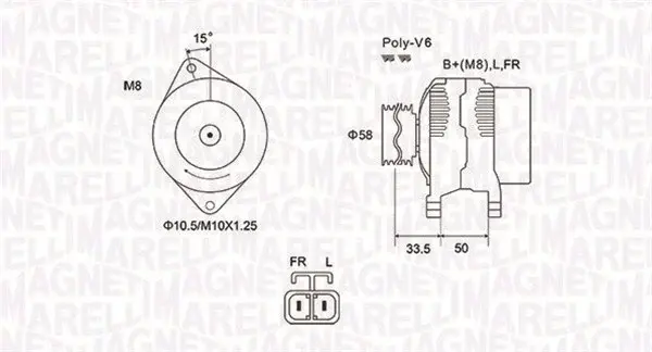 Alternator (12V, 90A) HYUNDAI ELANTRA, I20, I20 ACTIVE, I30, VELOSTER; KIA CARENS III, CEE D, PRO CEE D, SOUL, VENGA 1.4 1.6 dupa 2006