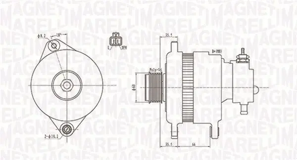Alternator (14V, 110A) OPEL ASTRA H, ASTRA H GTC, COMBO TOUR, CORSA C, MERIVA A 1.7D intre 2003-2012