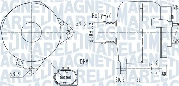 Alternator (14V, 140A) potrivit AUDI A3; SEAT ALTEA, ALTEA XL, IBIZA IV, IBIZA IV SC, LEON, TOLEDO IV; SKODA FABIA II, OCTAVIA II, RAPID, ROOMSTER, ROOMSTER PRAKTIK, YETI; VW BEETLE 1.2 11.08-