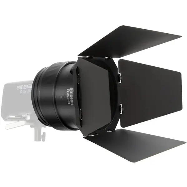 Amaran amaran Fresnel pentru Ray 360c & 660c – Modificator Fresnel Bowens Mount cu Barndoors 4 Lamele