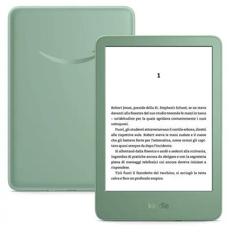 Amazon eBook Reader Amazon Kindle 11 2024, 16 GB, Display 6, Wi-Fi, Bluetooth, USB-C, Verde