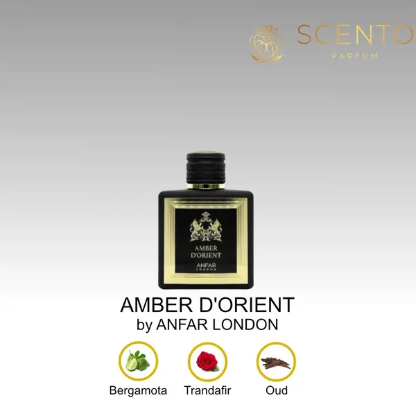 AMBER D'ORIENT by ANFAR LONDON, extract de parfum, barbati, 115ML - Original Dubai