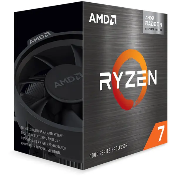 AMD Procesor AMD Ryzen™ 7 5700G, 20MB, 3.8GHz, Socket AM4, Wraith Stealth
