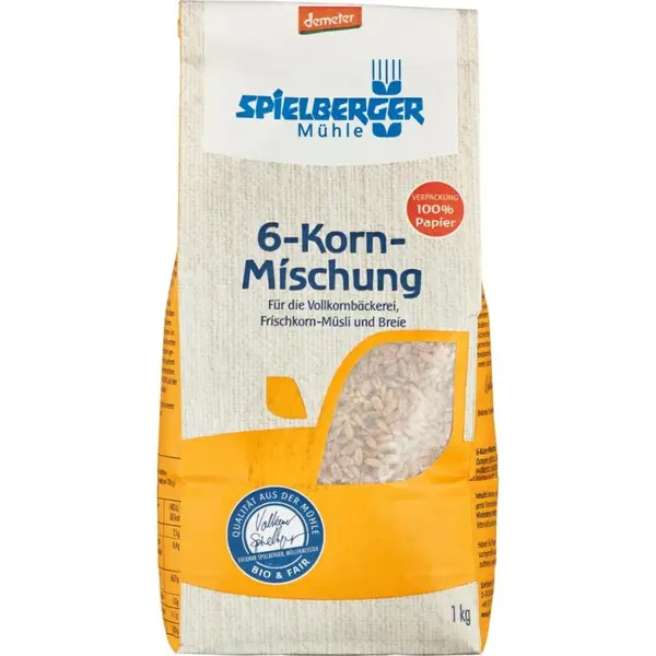 Amestec de 6 cereale Demeter, eco - 1 kg
