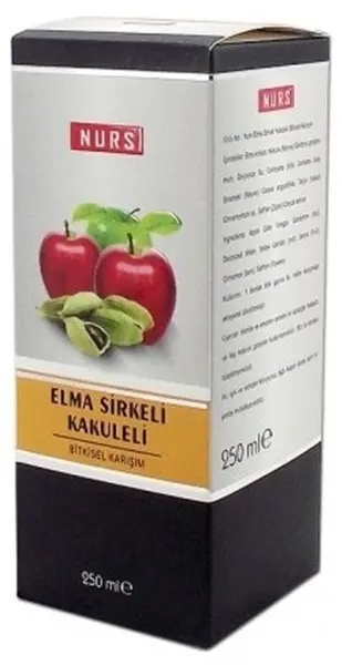Amestec de plante cu oțet de mere și cardamom, 250 ml, Nurs Lokman Hekim