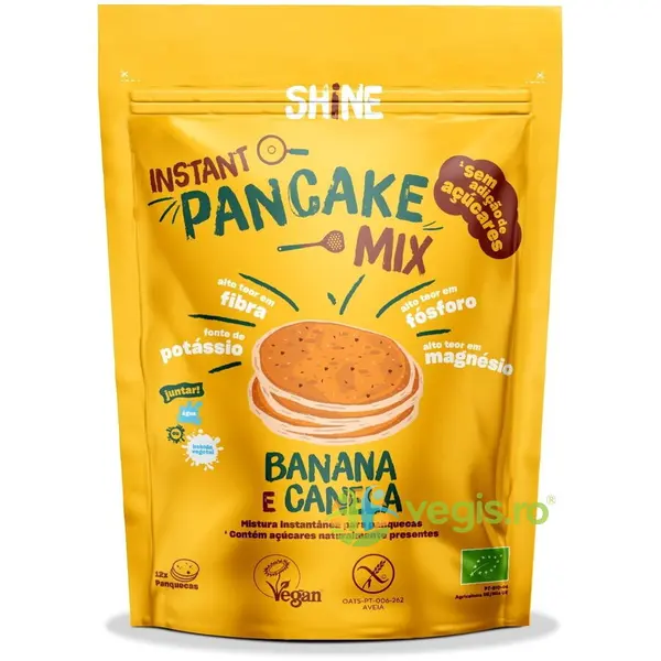 Amestec pentru Clatite cu Banane si Scortisoara fara Gluten Ecologic/Bio 300g