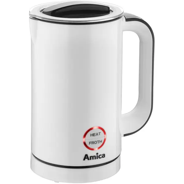 AMICA Aparat de spumare a laptelui Amica FD 3011, 450 ml, 3 programe, Alb/Negru