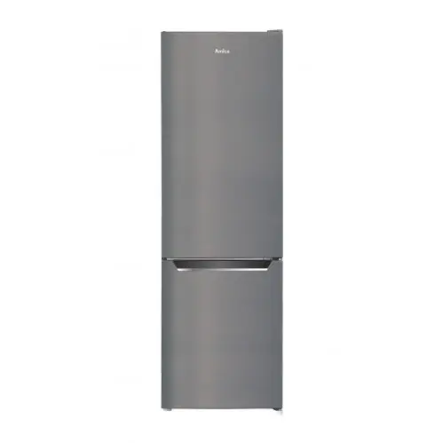 AMICA Combina frigorifica Amica FK2525.4UNTX(E), 262L, Clasa E, Argintiu
