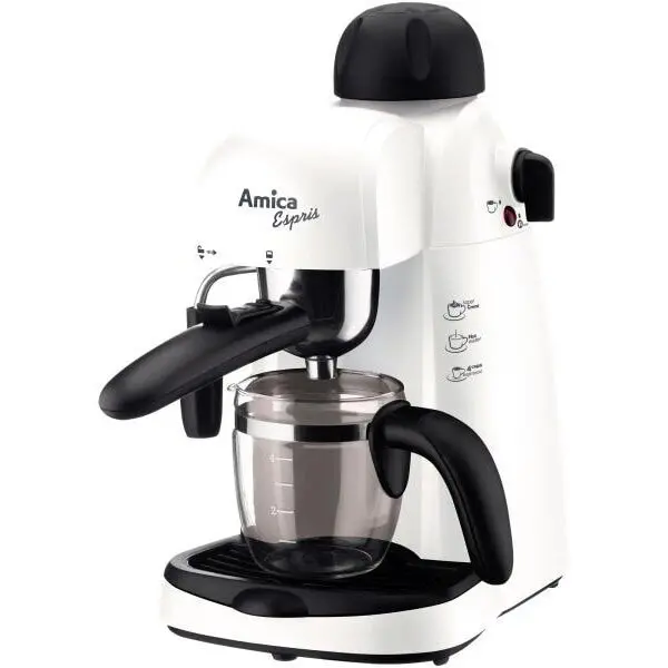 AMICA Espressor manual Amica Espris CD 1011, 800 W, 5 Bar, Sistem Cappuccino, 0.24 L, Alb