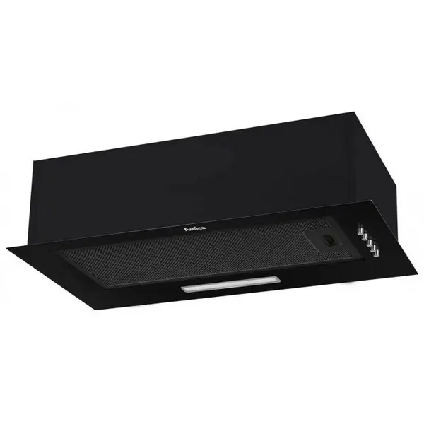 AMICA Hota incorporabila Amica OMP6211B, 3 viteze, LED, 1 motor, latime 52 cm, capacitate maxima de absorbtie 250 mc-h, Negru