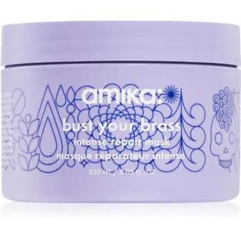 amika Bust Your Brass Cool Blonde Masca regeneratoare pentru părul blond şi gri