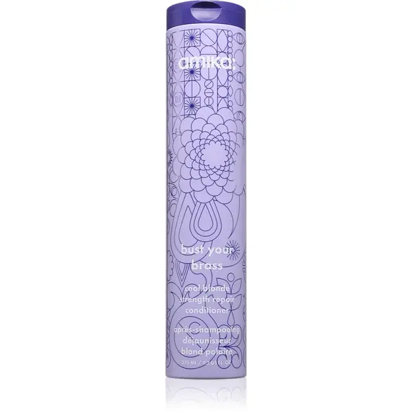 amika Bust Your Brass Cool Blonde Strenght Repair Conditioner balsam pentru par blond 275 ml