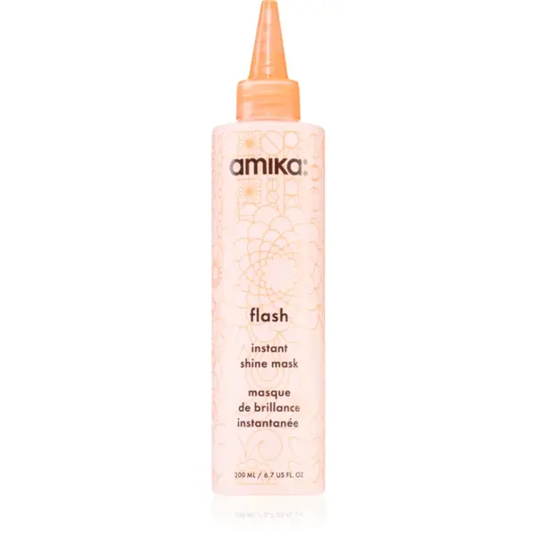 amika Flash Instant Shine Mask Masca hidratanta par pentru un par stralucitor si catifelat 200 ml