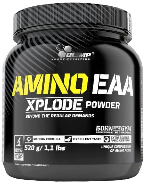 Amino EAA Xplode, portocală, 520 g, Olimp