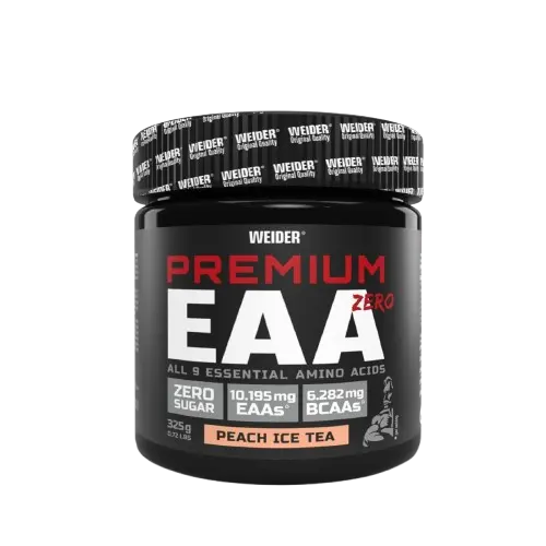 Aminoacizi esentiali pulbere cu aroma de Peach Ice Tea Premium EAA, 325g, Weider