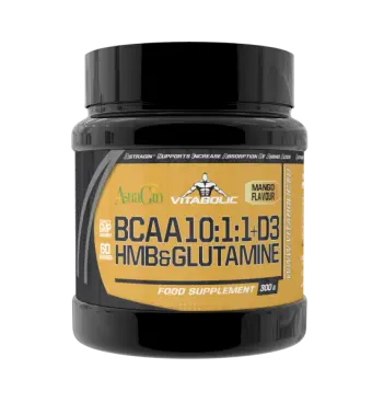 Aminoacizi pudra BCAA 10:1:1 Glutamine HMB Cola, 300g, Vitabolic