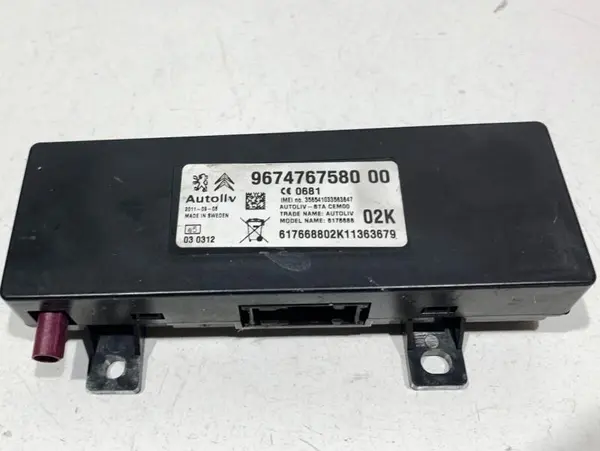 Amplificator audio 9674767580 Peugeot 3008 (2009-2013)