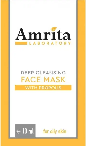 Amrita Mască de față cu acțiune de curățare profundă cu propolis 10 ml