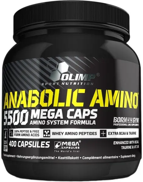 Anabolic Amino 5500 Mega Caps, 400 capsule, Olimp