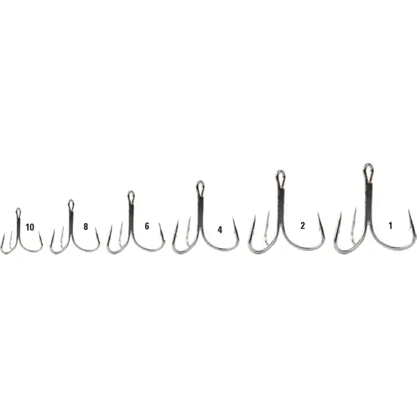 Ancora In-line Grip Treble Steel nr.4 6buc