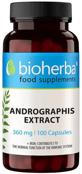 Andrographis Extract, 360 mg, 100 capsule, Bioherba