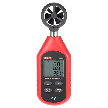 Anemometru Digital Uni-T UT363, Viteza Vant 0-30m s, Temperatura, Scala Beaufort, MAX AVG