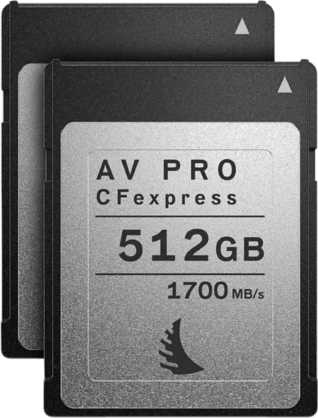 Angelbird CFexpress AV PRO (Match Pack Nikon D6) (R1700) 512GB | 2 PACK, Card CF Express