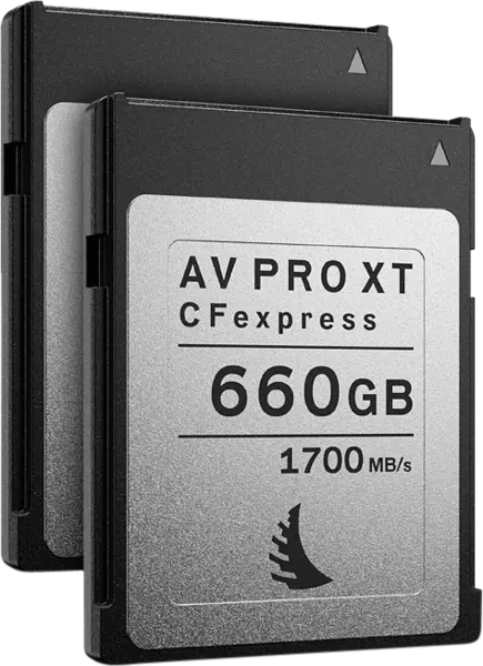Angelbird CFexpress AV PRO XT (Match Pack Canon EOS C300 MK3 | C500 MK2) (R1700) 660GB | 2 PACK, Card CF Express