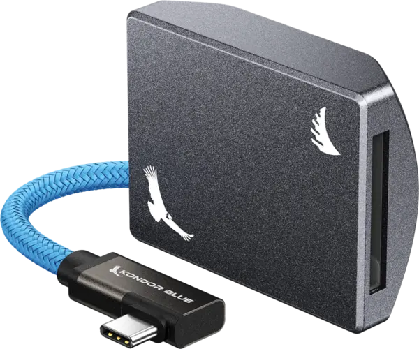 Angelbird Kondor Blue CFexpress B Recording Module (MagSafe Compatible External) Space Gray, Card reader cu MagSafe